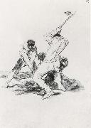 Francisco Goya Three Men Digging Germany oil painting artist
